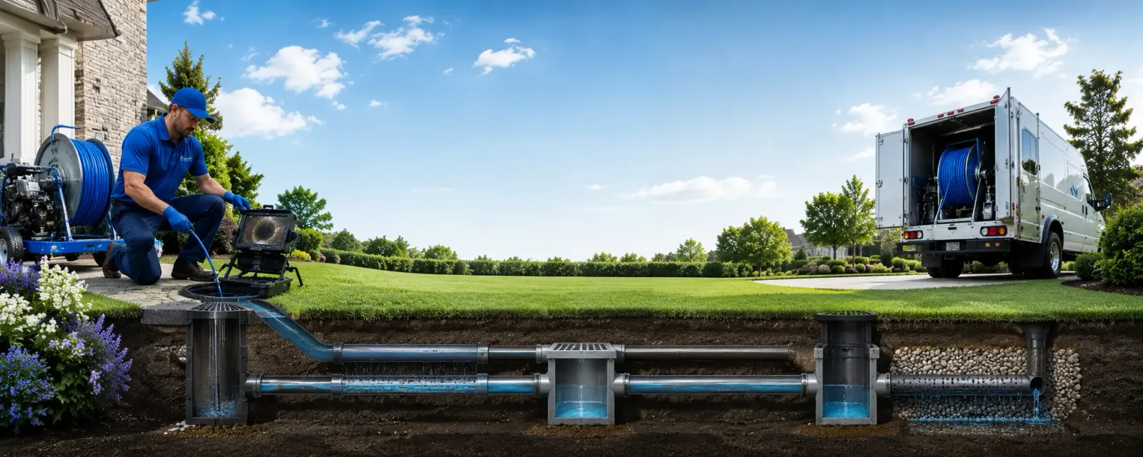 Outdoor drain cleaning information for Harrell, AR
